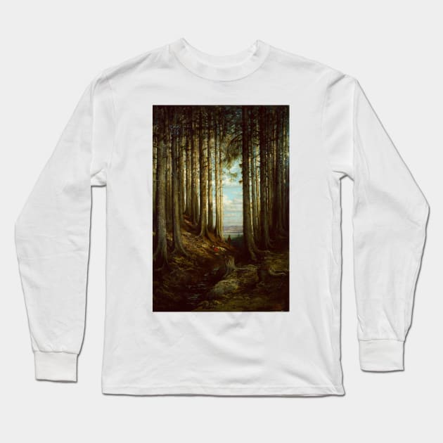 Alpine Scene by Gustave Dore Long Sleeve T-Shirt by Classic Art Stall